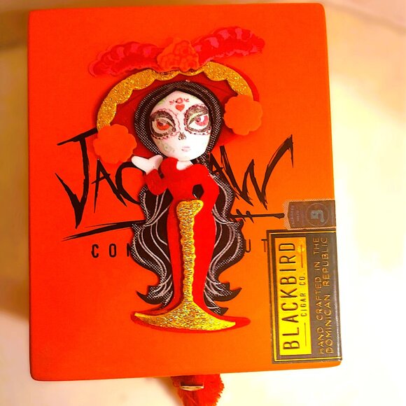 Suenos de Saundra Upcycled, EXTREMELY RARE Jack Daw Blackbird Cigar Box, Storage - Picture 11 of 11